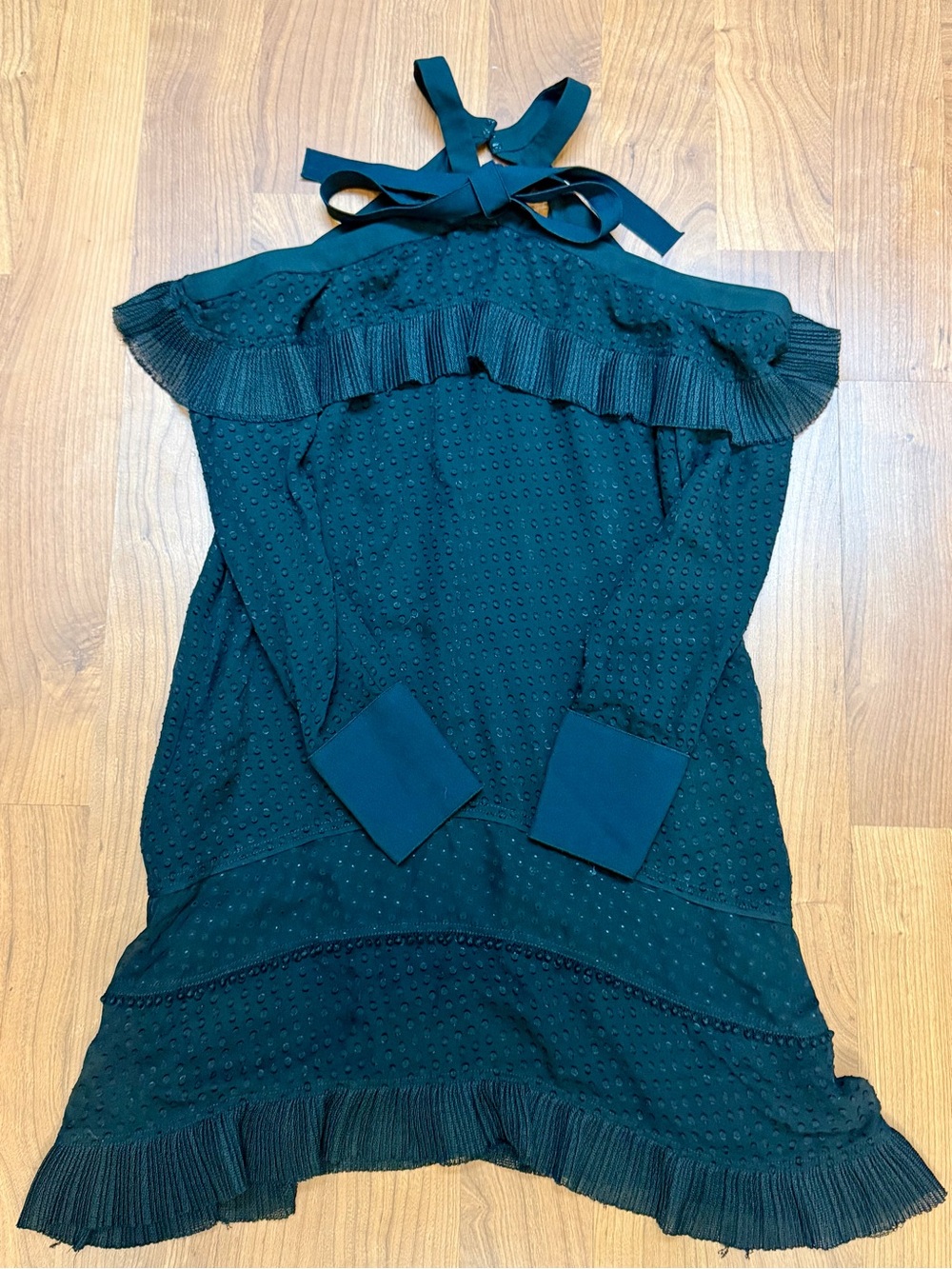 Proenza Schouler Ruffle off shoulder Halter Dress